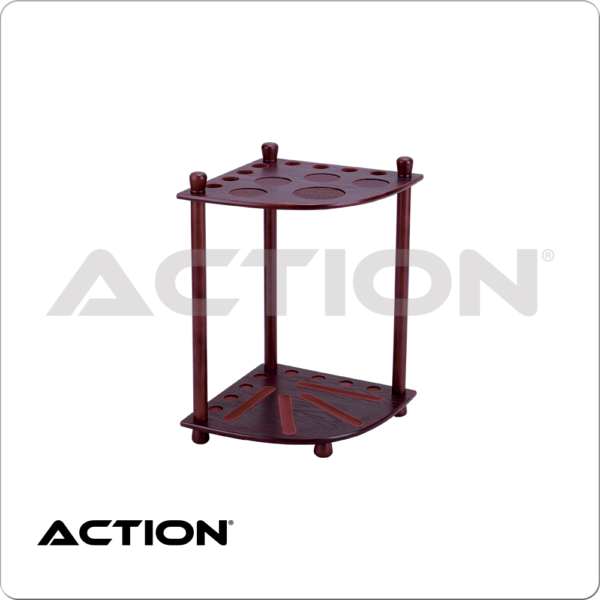 Standard 8 Cue Corner Floor Rack - Wine